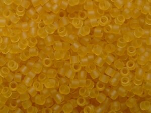 TT-01-0002F Transparent Frosted Light Topaz TOHO Treasures