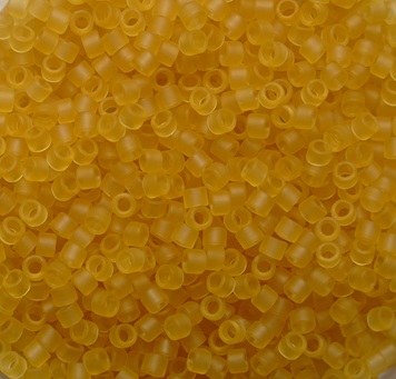 TT-01-0002F Transparent Frosted Light Topaz TOHO Treasures TT-01-0002F Transparent Frosted Light Topaz TOHO Treasures