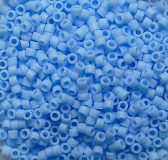 TT-01-0043F Opaque Frosted Blue Turquoise TOHO Treasures TT-01-0043F Opaque Frosted Blue Turquoise TOHO Treasures