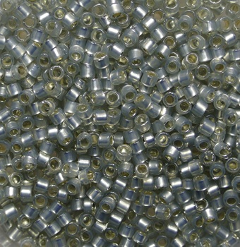 TT-01-2250 Transparent Silver Lined Milky Topaz TOHO Treasures 11-0 color 2250 TT-01-2250 Transparent Silver Lined Milky Topaz TOHO Treasures