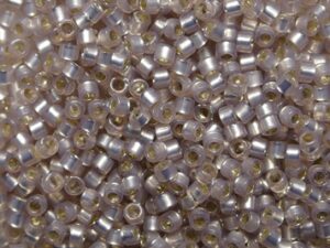 TT-01-2251 Transparent Silver Lined Milky Rose TOHO Treasures