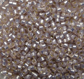 TT-01-2251 Transparent Silver Lined Milky Rose TOHO Treasures 11-0 color 2251 TT-01-2251 Transparent Silver Lined Milky Rose TOHO Treasures