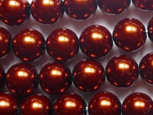 PrP-08-COPDK Dark Copper Preciosa Parels 8 mm