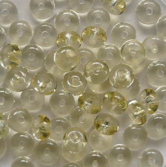 0030406 Very Light Topaz Rondelle 4x2 mm color 10000 Very Light Topaz Rondelle 4x2 mm