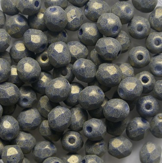 FP1-04-1007SWH Pacifica Poppy Seed Czech Glass Facet Firepolish 4mm color 1007SWH FP1-04-1007SWH Pacifica Poppy Seed Czech Glass Facet Firepolish 4mm