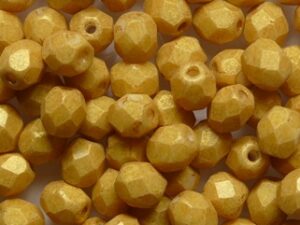 FP1-04-1009SWH Pacifica Ginger Czech Glass Facet Firepolish 4mm