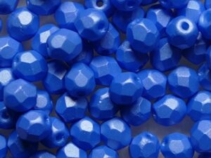 FP1-04-29366AL Powdery Light Blue Czech Glass Facet Firepolish 4mm
