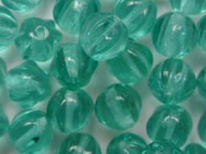 0090554 Teal Melon Beads 6 mm color 60200