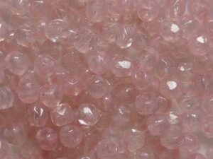 FP1-03-08701 Light Rosa Czech Glass Facet Firepolish 3mm