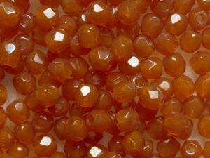 FP1-03-12010 Brown Caramel Czech Glass Facet Firepolish 3mm