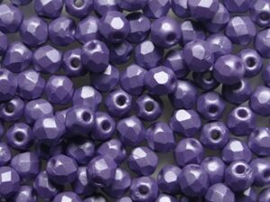 FP1-03-29365AL Powdery Lilac Czech Glass Facet Firepolish 3mm