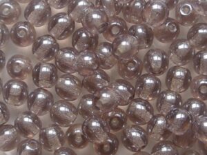 04-R-20040-14400 Amethyst Luster Druk Round Glass beads 4 mm
