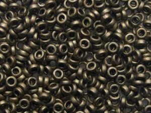 M-SPR-2-2006 Matte Metallic Dark Bronze Miyuki Spacer beads