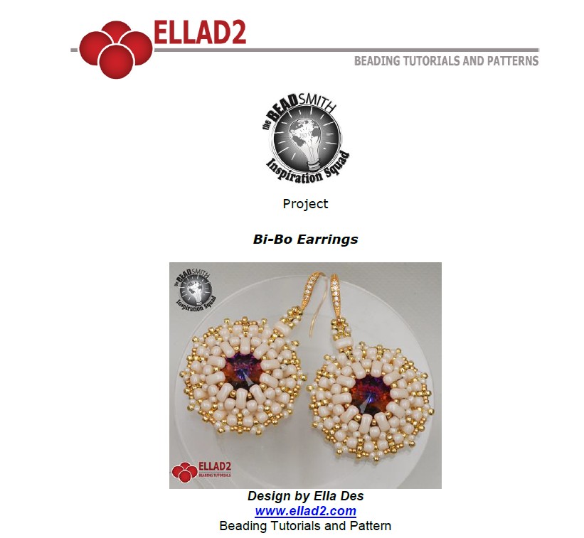 B Bi-Bo Earrings by Ella Des