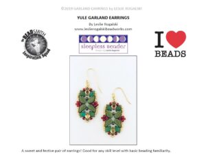 G Yule Garland Earrings by Leslie Rogalski