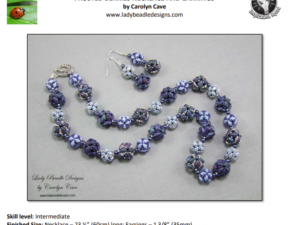 D Frosted Berries Necklace and Earrings by Carolyn Cave